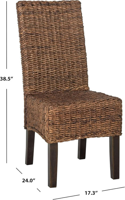 Safavieh Avita Natural Wicker 18 Inch Dining Chair