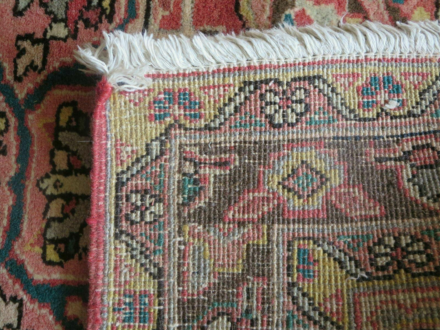 3' 9" X 10' 6" Semi Antique Handmade Turkish Wool Runner Rug