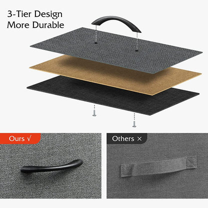 5 Drawer Fabric Dresser Organizer For Bedroom Storage