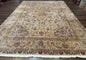 Sino Persian Rug 8x12, Wool & Silk, Traditional Elegant Carpet, Fine 200 KPSI