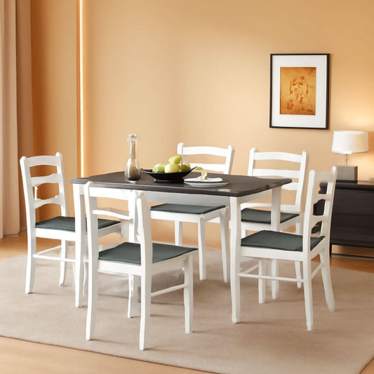 Handcrafted Solid Wood Mid Century Dinette Set Four