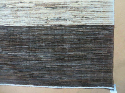 6' 6" X 8' Modern Tibetan Nepal Art Deco Chinese Hand Knotted Wool Rug Nice