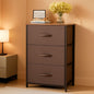 Small Brown Dresser With Three Drawers For Bedroom