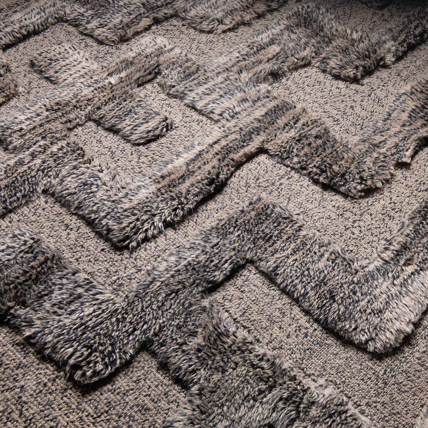 Volcanian Hill - Luxury Shag Moroccan Rug