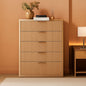 Distressed Fluted Dresser Featuring Six Drawers 42Inch