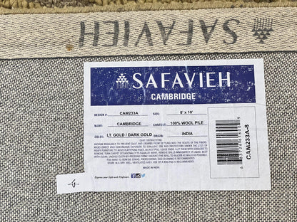 Safavieh Rug 8x10, Cambridge Rug, Wool Hand Tufted Carpet, Modern Room Sized Wool Pile Area Rug