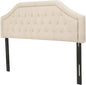 Luxurious Light Beige King Headboard for Elegant Bedrooms