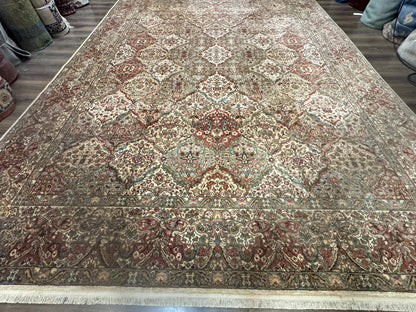 10x14 Karastan Empress Kirman Rug #700/719, Vintage Wool Discontinued Karastan