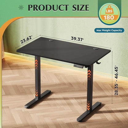 Adjustable Height Electric Standing Desk with Memory Settings
