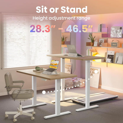 Adjustable Height Electric Standing Desk with Memory Settings