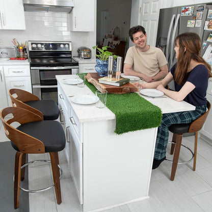 Bar Stools Set Of 2 Black Swivel For Home Bar Counter
