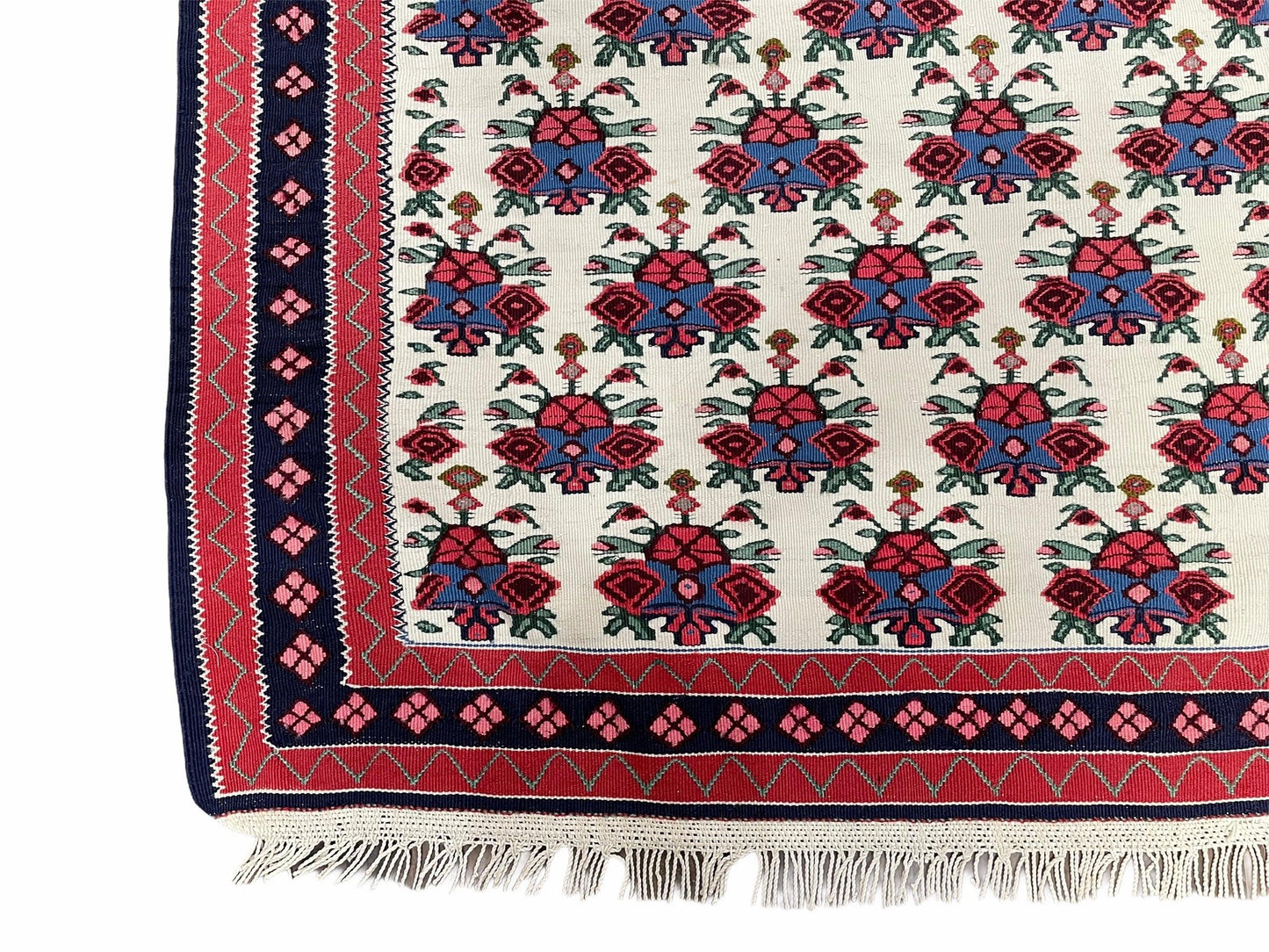 3x5 Vintage Kurdish Senneh Kilim Rug 3 x 5 Heirloom Rug Flatweave Antique Rug Playroom Rug Collectible Rug Beige Kilim