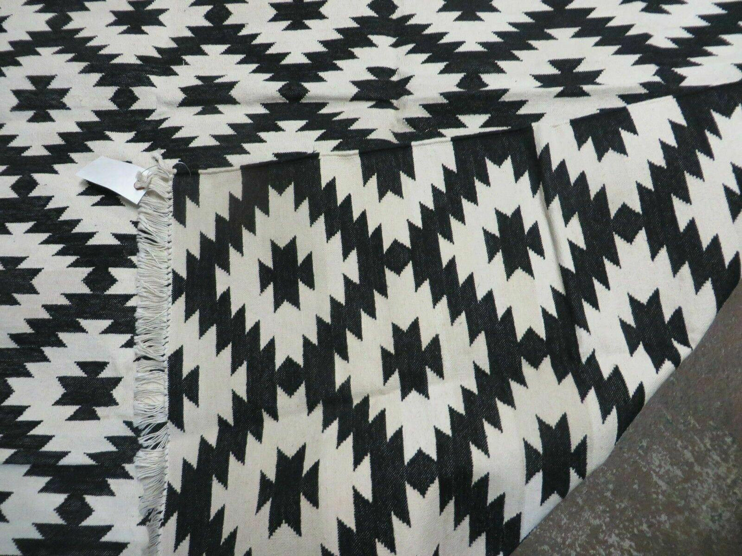 4' X 6' Hand Woven Wool Rug Contemporary Kilim Dhurrie Modern Oriental Area Rug