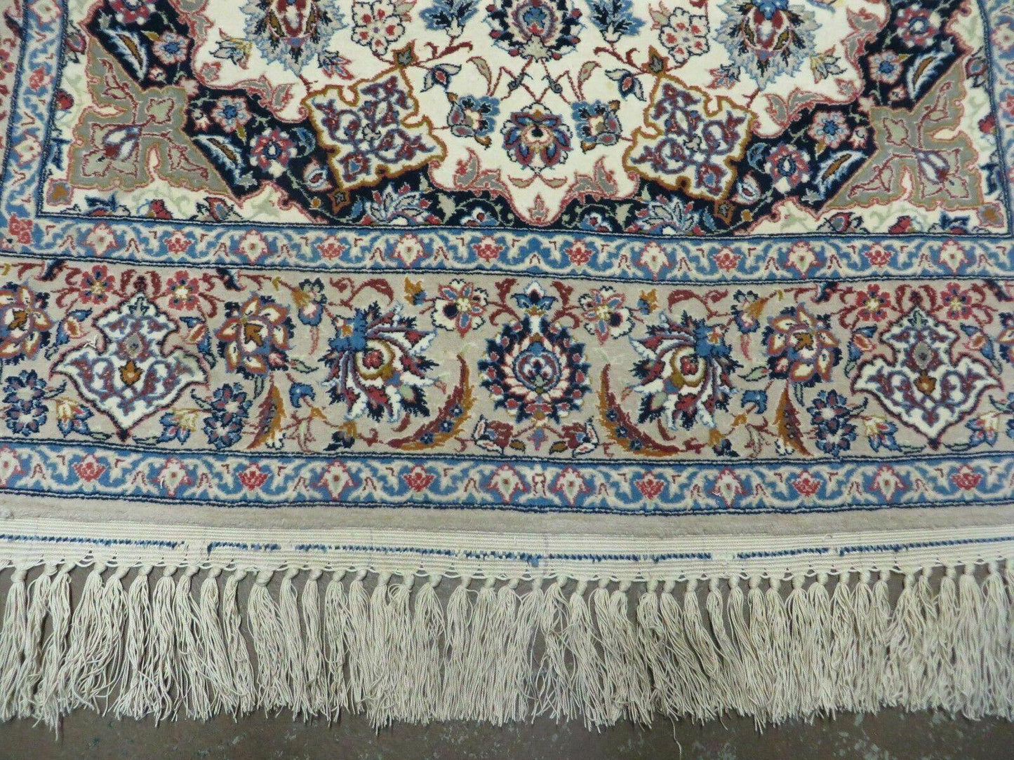 4' X 6' Very Fine Handmade Oriental Wool Silk Accent Rug Hand Knotted Beauty