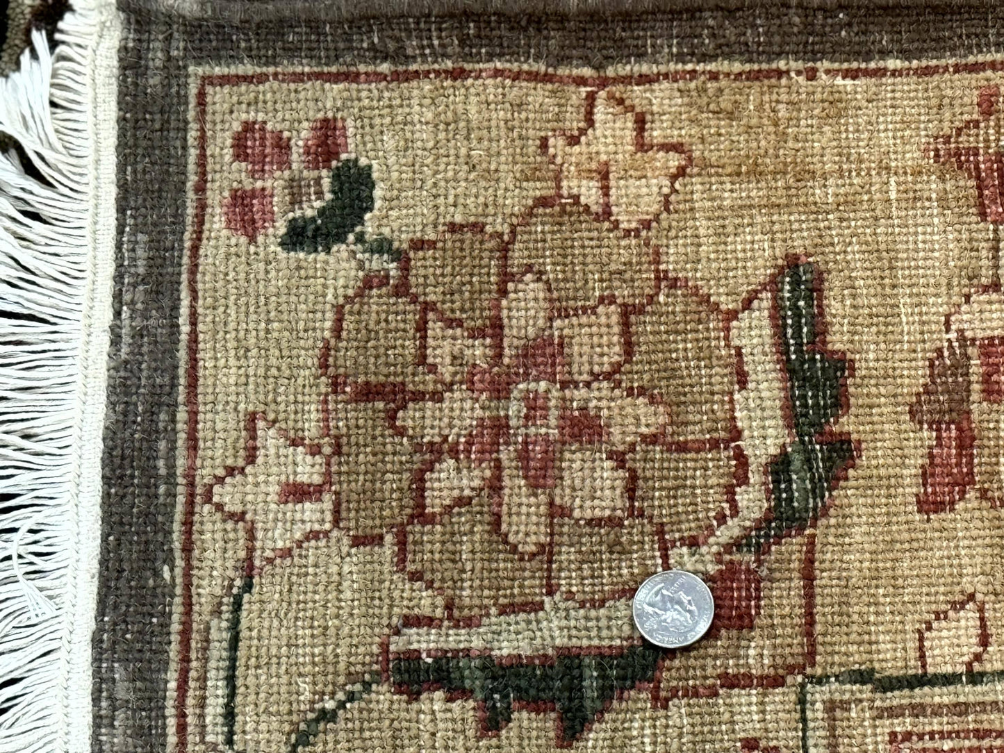 Pak Persian Mahal Rug 6x9, Floral Handmade Wool Traditional Oriental Carpet