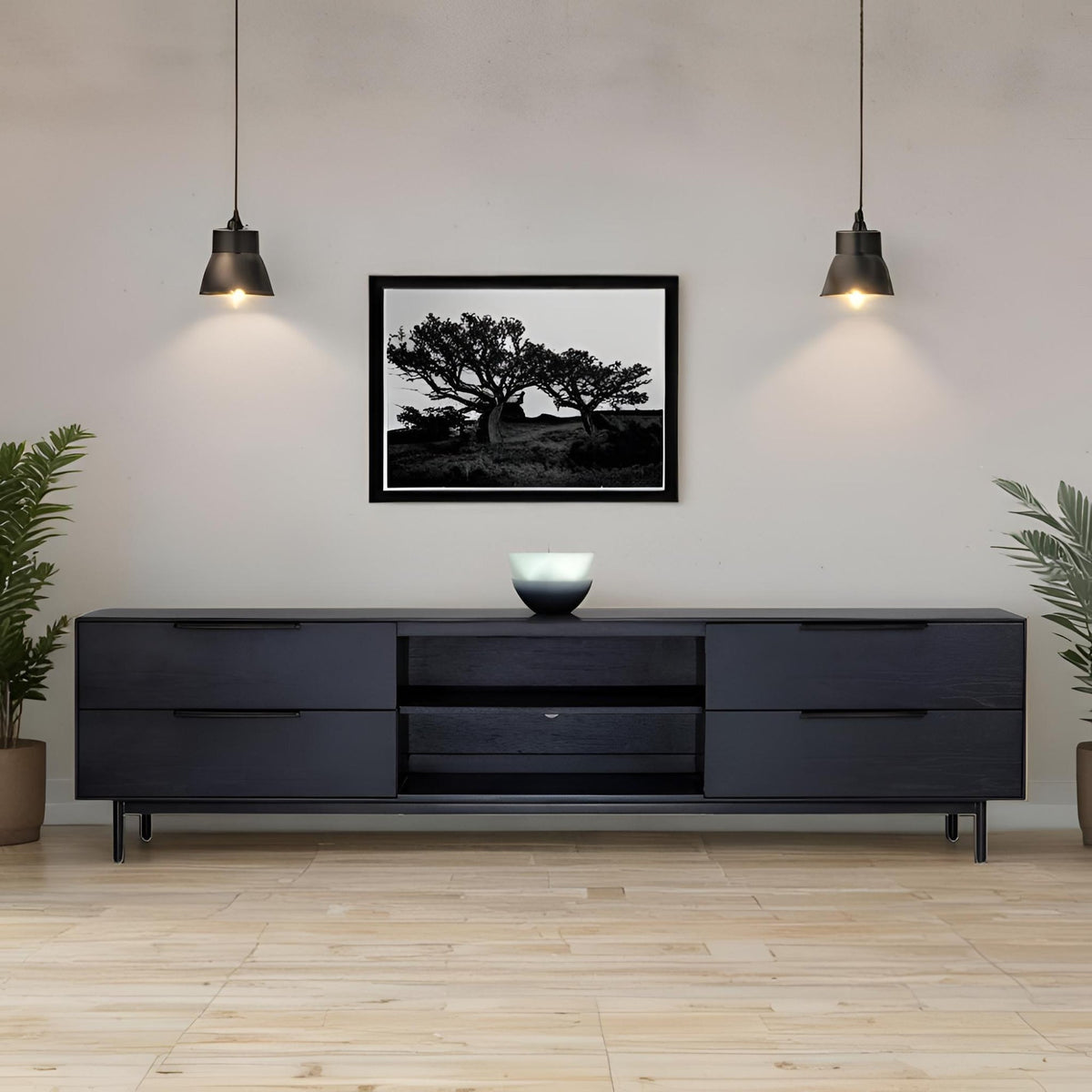 Akira TV Console, Black