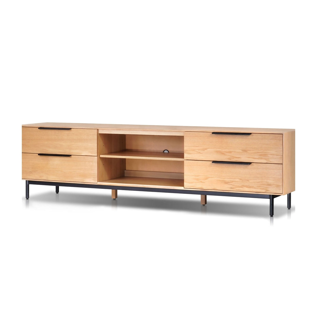 Akira TV Console, Light Oak