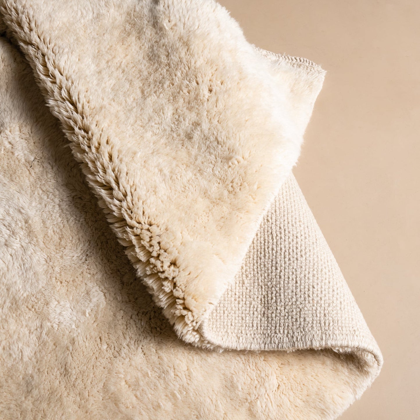 Whispered Lines - Luxury Shag Moroccan Rug