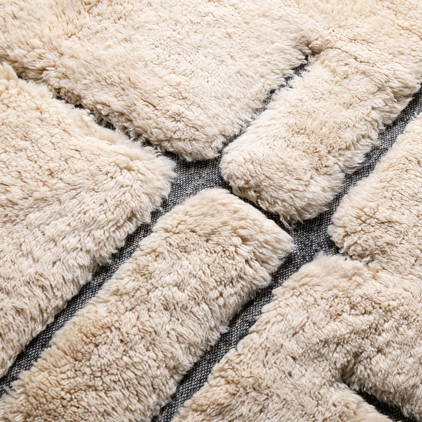 Whispered Lines - Luxury Shag Moroccan Rug