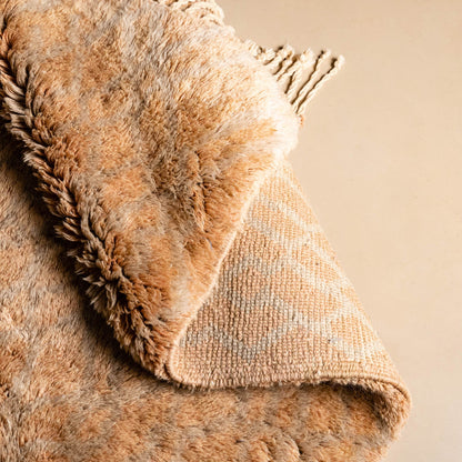 Golden Hush - Luxury Shag Moroccan Rug