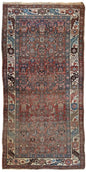Antique Late 19th Century Persian Kurdish Gholtogh Rug 4 x 7