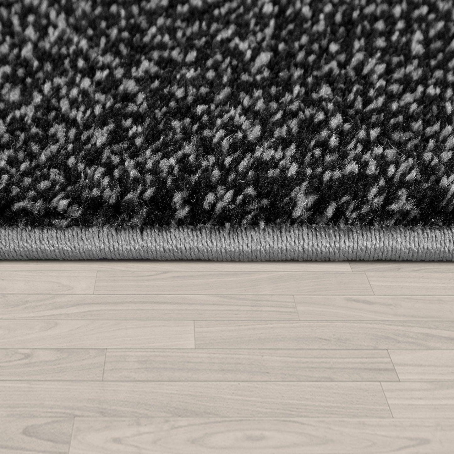 Living Room Rug Madeira Bordered with Geometric Pattern - Grey