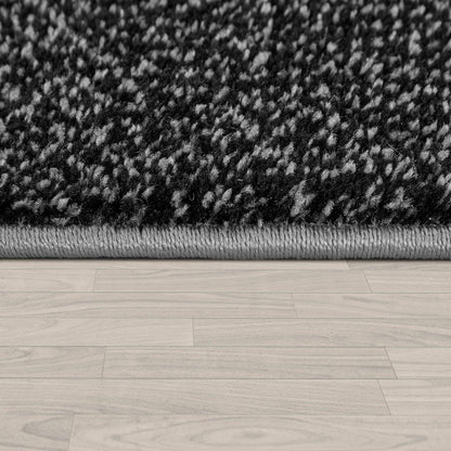 Living Room Rug Madeira Bordered with Geometric Pattern - Grey