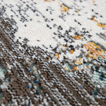 Area Rug For Living Rooms Abstract Design 3D Effect, Colorful