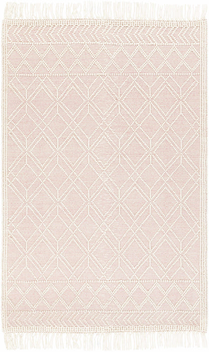 Ramsbury Soft Pink Wool Rug