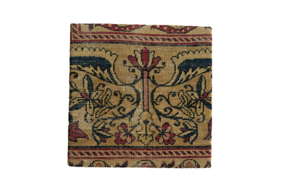Decorative Cork Board Antique Kerman Rug Fragment Art