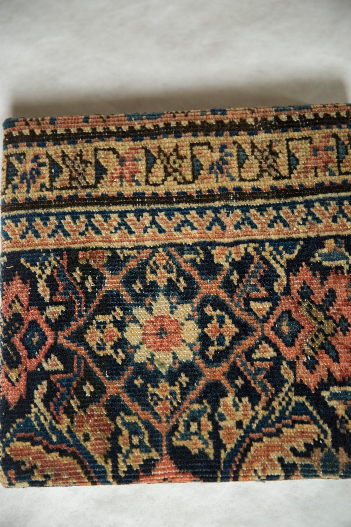 Decorative Cork Board Antique Fereghan Rug Fragment Art