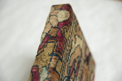 Decorative Cork Board Antique Kerman Rug Fragment Art