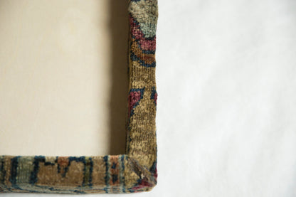 Decorative Cork Board Antique Kerman Rug Fragment Art
