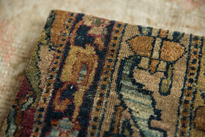 Decorative Cork Board Antique Kerman Rug Fragment Art