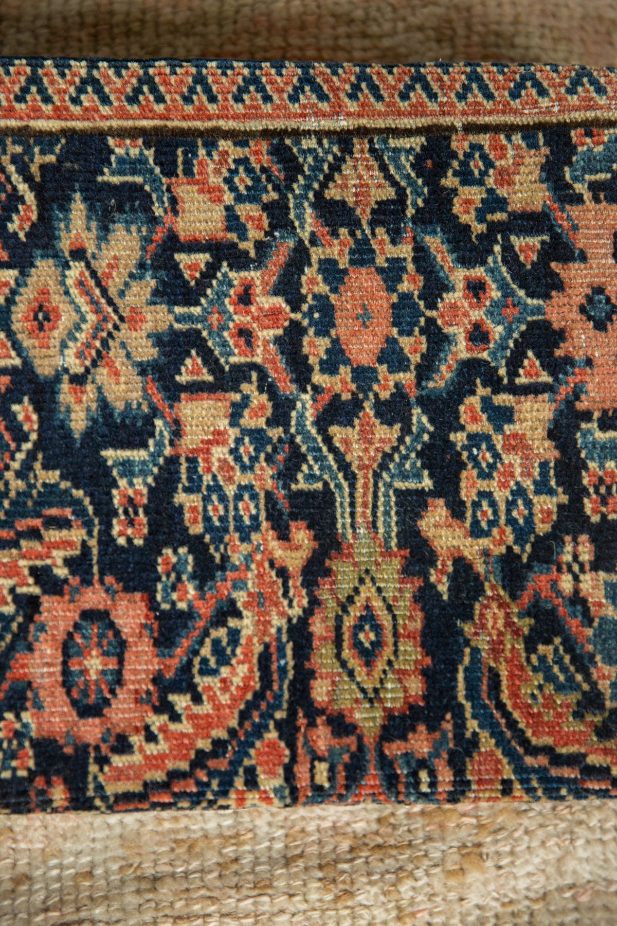 Decorative Cork Board Antique Fereghan Rug Fragment Art