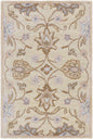 Conesus Hand Tufted Ivory 1109 Wool Rug