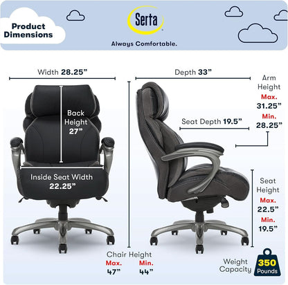 Executive Office Chair Big And Tall Air Technology