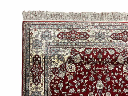 4' X 6' Vintage Fine Handmade Chinese Oriental Silk Rug 400 KPSI Wow