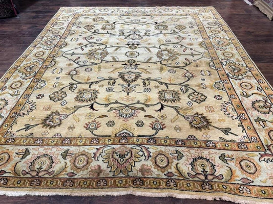 Turkish Oushak Rug 8x10, Vintage Wool Carpet