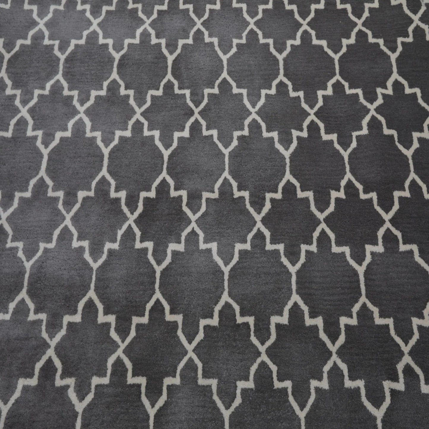 8' x 10' Handmade 100% Wool Designer Contemporary Oriental Area rug Gray