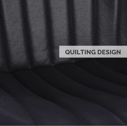 Dining Chairs Set Of 6 Modern Upholstered Black 19 Inch