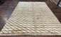 German Rug 7x10, Vintage Handmade Carpet, Contemporary