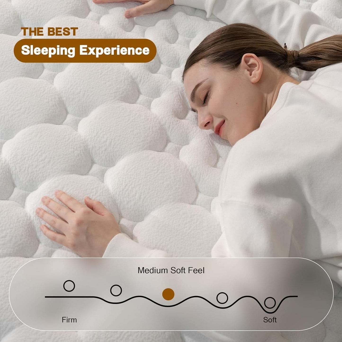 Full Size 12 Inch Hybrid Mattress With Memory Foam