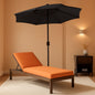 9Ft Lyon Outdoor Patio Umbrella Dark Blue Garden Shade