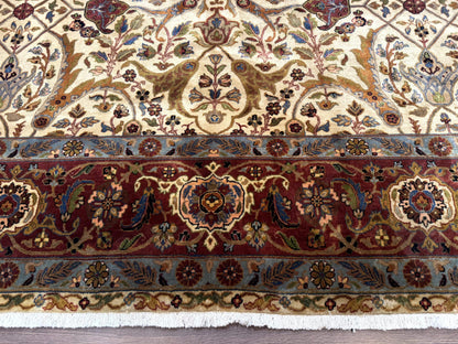 Persian Bidjar Rug 9x12 - Mustafi Allover Pattern - Traditional Carpet