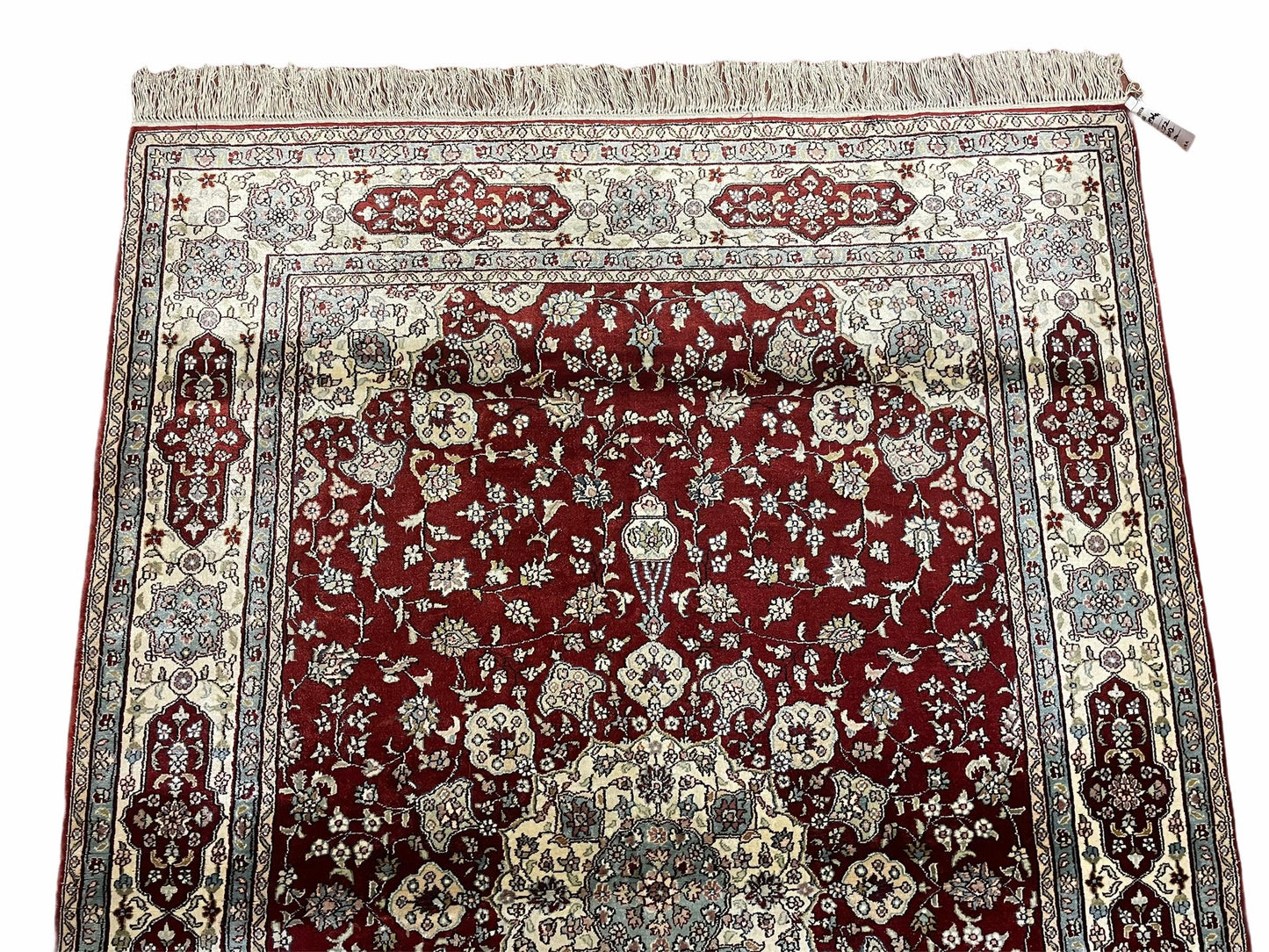 4' X 6' Vintage Fine Handmade Chinese Oriental Silk Rug 400 KPSI Wow