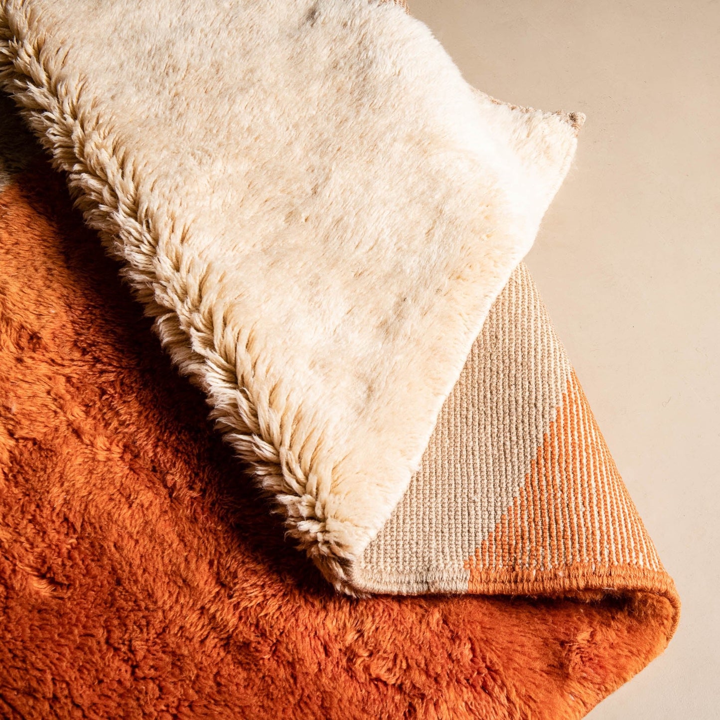 Desert Mirage - Luxury Shag Moroccan Rug