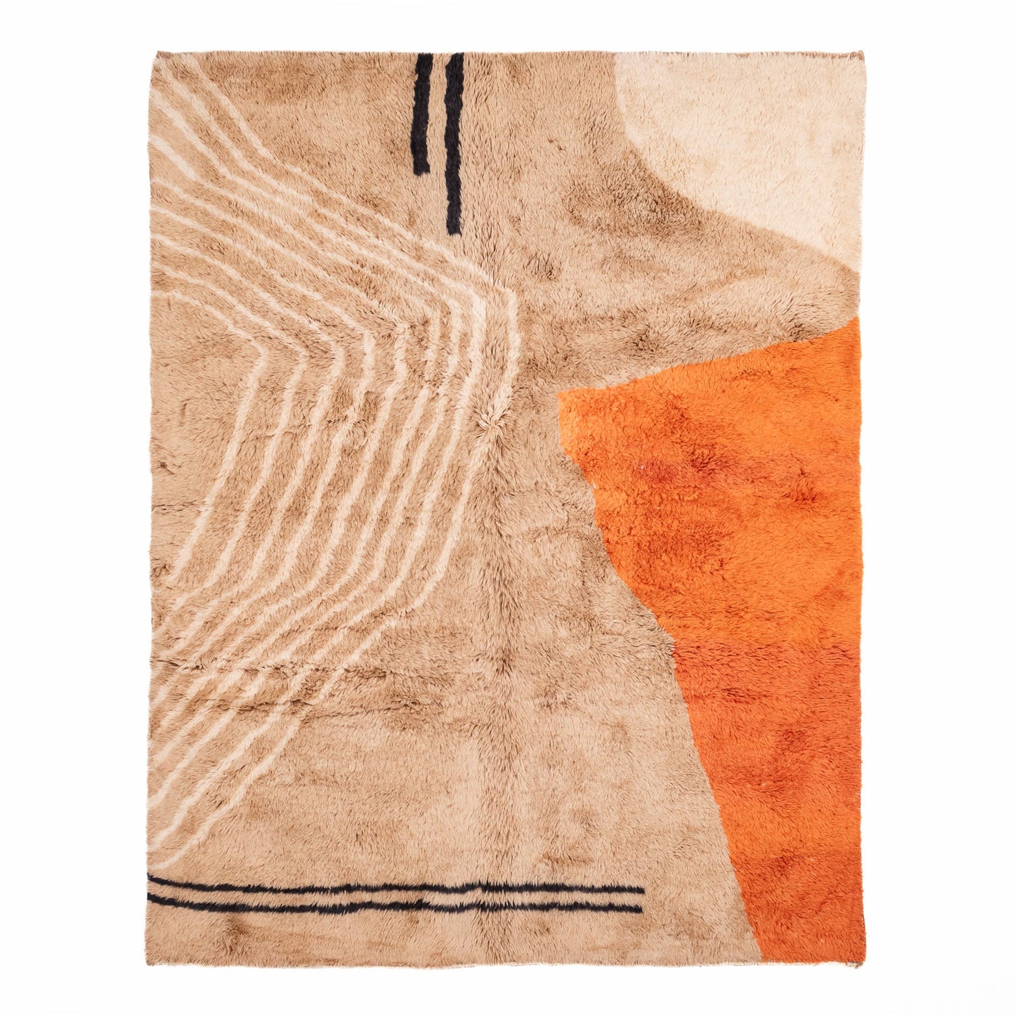 Desert Mirage - Luxury Shag Moroccan Rug