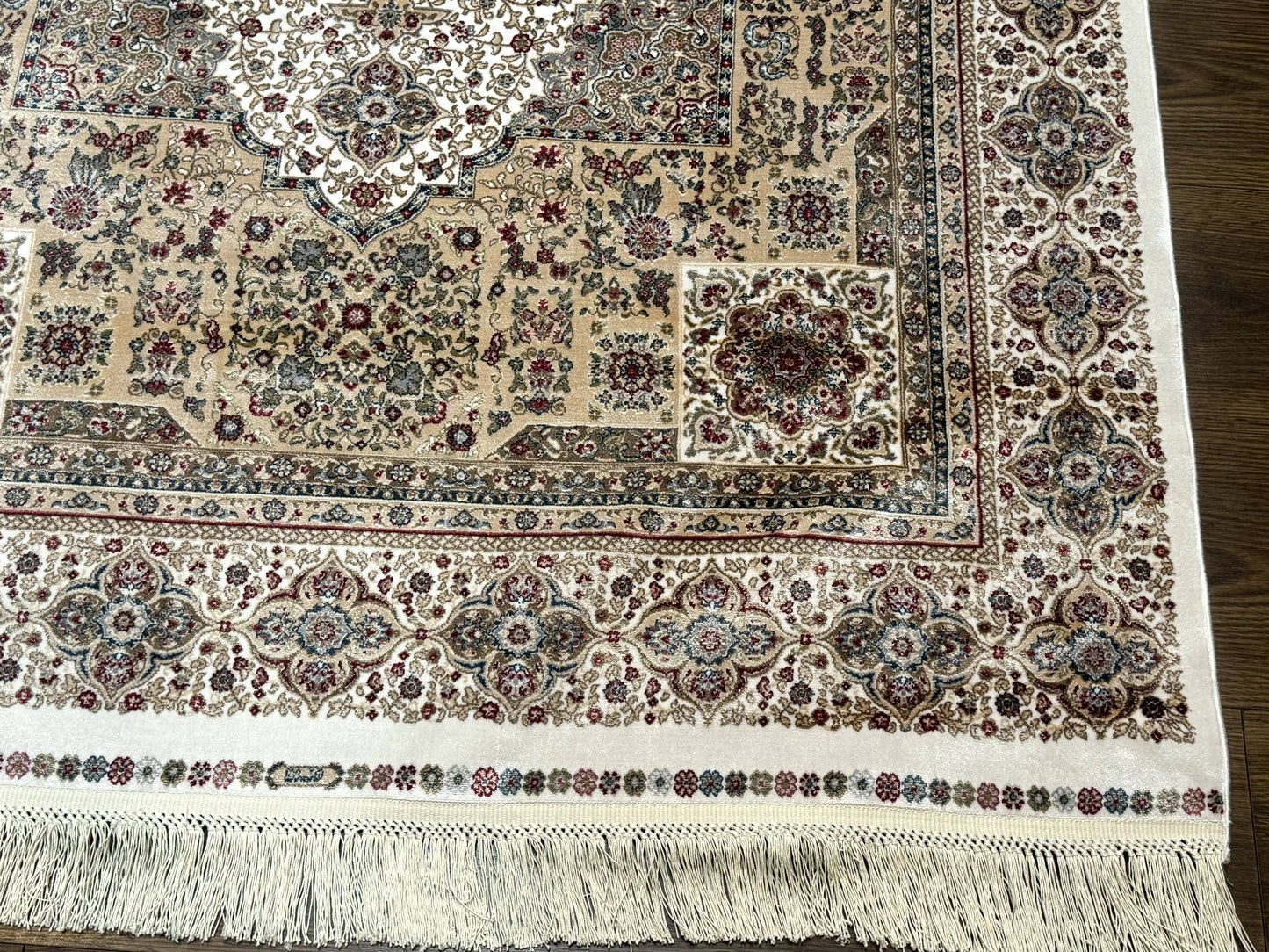 Turkish Memluk Silk Rug 4x6, Hereke Carpet, Bamboo Silk, New