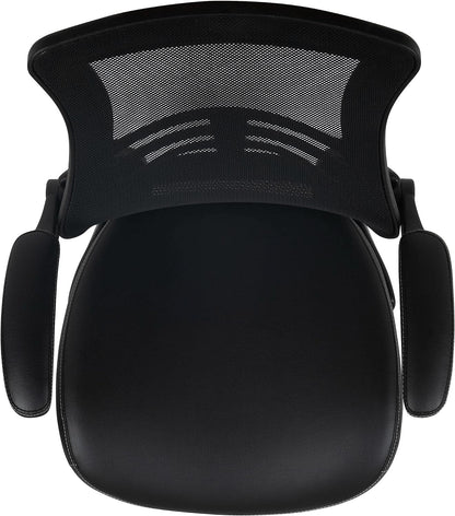 Kelista Mid Back Swivel Ergonomic Office Chair Black